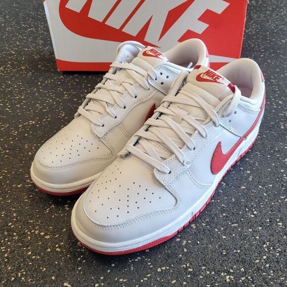Nike Dunk Low Vast Grey Varsity Red White OSU FJ0832-011 Men Size 9 main image 5